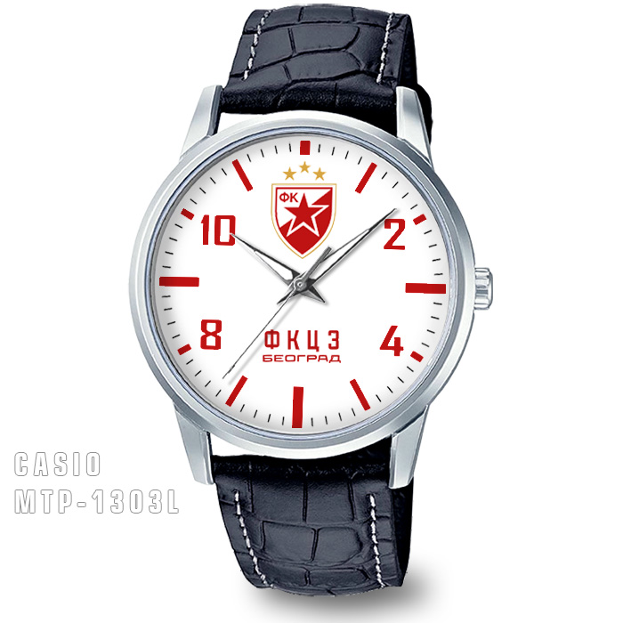 Promotivni ručni sat Crvena zvezda Casio MTP-1303L FKCZ